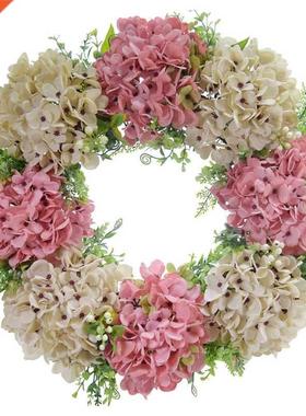 rtificil Hydrnge Wreth Spring Summer Wreth for Front D