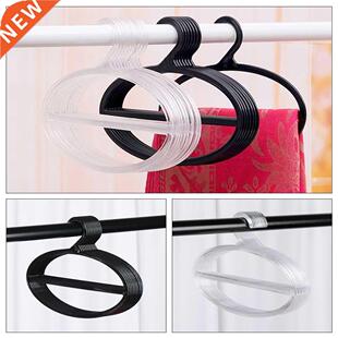 10PCS Circle Shape Coat Hanger Multifunctional Scarf Belt Ti