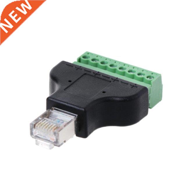 2021 New RG45 8P8C Pin Metal Cable Modular Plugs Screw Bindi