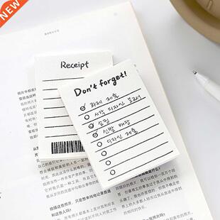 50Sheets/set Simple Lines To Do List Memo Notes School Offic