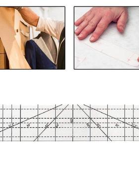 Multi-Sizes Sewing Tailor Ruler 25.5x5cm Grids Quilting Rule