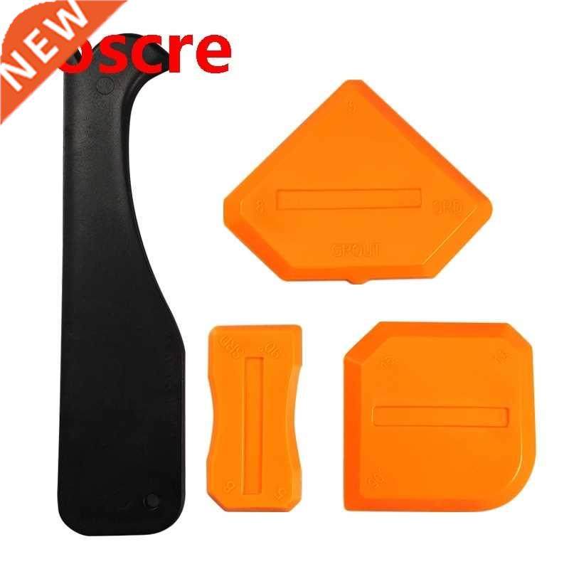 4Pcs/Set Silicone Window Door Glass Cement Scraper Tool Hand