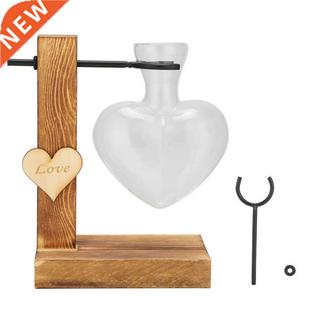 Vase Love Rod Planter for Fixed Hydroponic with Glass Shaped