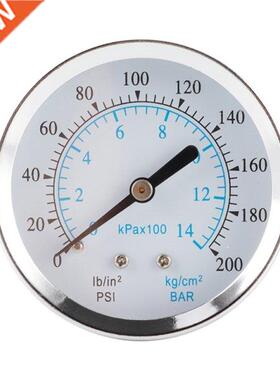 2022 New 63mm Dia 0-200psi / 0-14bar Dual Scale Pneumatic &a