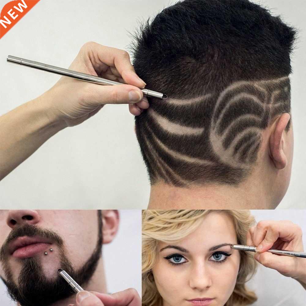 Hairstyle Engraved Pen+10Pcs Blades Hair Styling Hair Trimme
