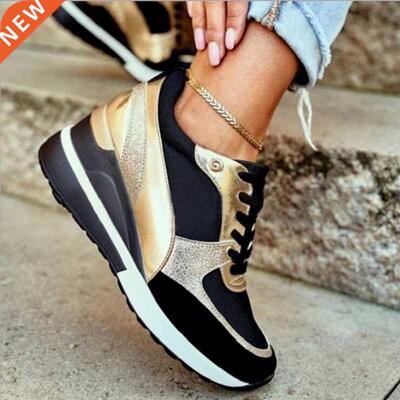 Brand Design New Women Casual Shoes Height Increasing Sport