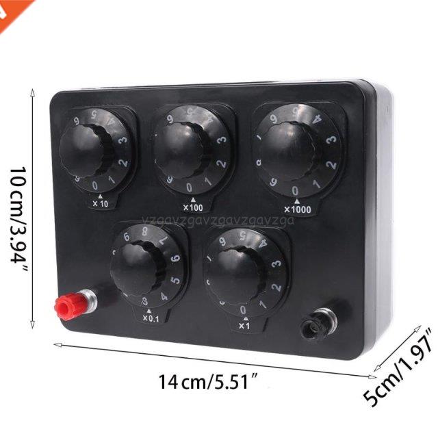 0-9999.9 Ohm Variable Resistance Box Decade Resistor Experim