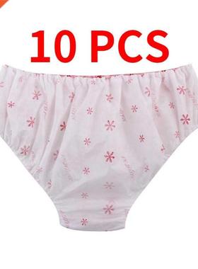 10pcs Wholesale non-woven women's underwear disposable indiv