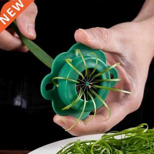 Easy Slicer Shredder New Blossom Onion Plum Cut Green