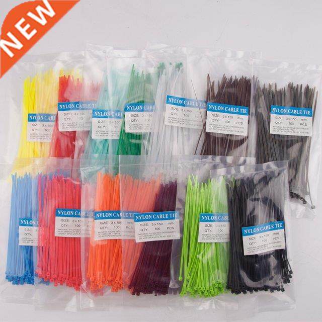 100pcs 3*150mm width 2.5mm black white red Colorful Factory