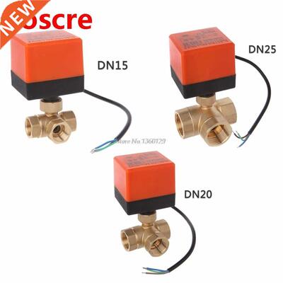 3 Way Motorized Ball Valve Electric Three Line Two Way Contr