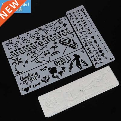 12Pcs DIY Paper Card Template Stencils Painting Scrapbook Al