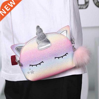 Rainbow Sequin Shoulder Bag Unicorn Crossbody Bags for Women