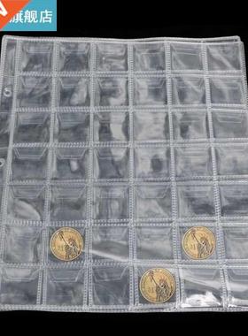 5pc 1Page 42 Pockets Clear Plastic Coin Holders Folder Sheet