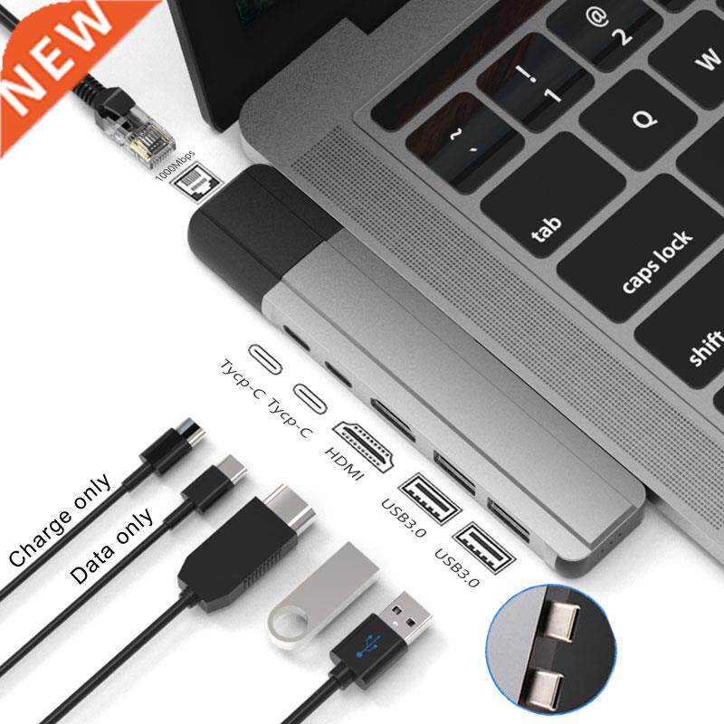 SB C Hub for Macbook Pro/Air with HDMI Gigabit Ethernet Rj45