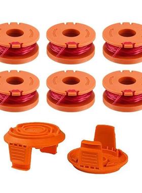 6Pcs WA0010 Replacement Spool Line For Grass Trimmers And 2P