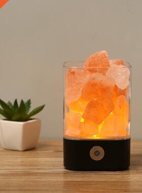 Salt Lamp Himalayan Crystal Salt Stone Lamp Negative Ion Air