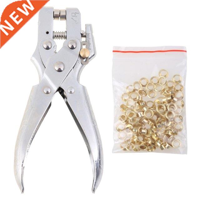 Hole Punch Hand Plier with 100Pcs Grommets Leather Strap Bel 搬运/仓储/物流设备 其他吊具 原图主图