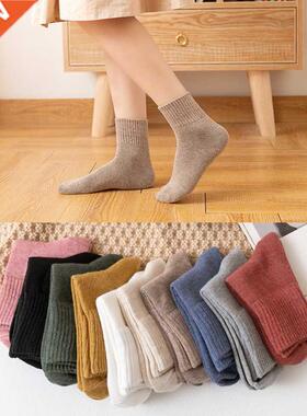 HOT 10pieces = 5 pairs autumn winter warm women cotton socks