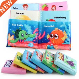 Cloth Quiet Book Infant Boo Puzzle Baby