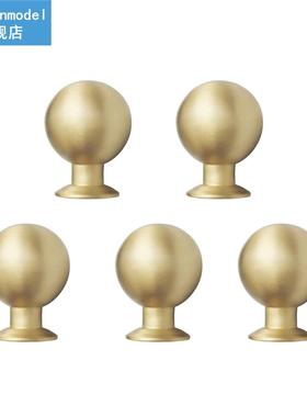 5pcs/pack Vintage Drawer Pulls Accessories Ball Furniture Si