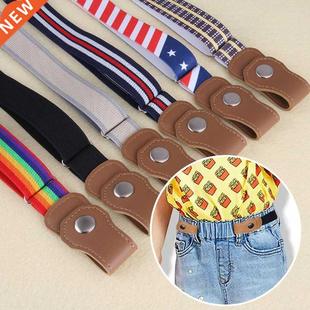 Free Elastic Sretch Kids Bel Buckle Waist New Belt