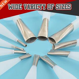 14Pcs Caulking Finisher Caulk Nozzle Applicator Stainless St