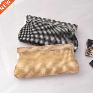 Rhnestone Clutch Bag Women Evenng Gold Luxury Brand Weddn
