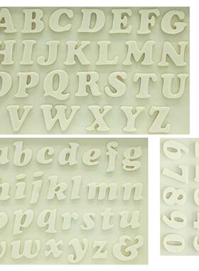 M0179 Sugarcraft Letter/Number silicone mold fondant mold ca