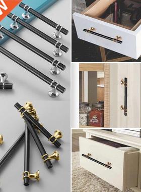Black Gold Furniture Handle Door Handles Pulls Modern Kitche