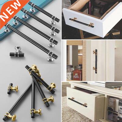Black Gold Furniture Handle Door Handles Pulls Modern Kitche