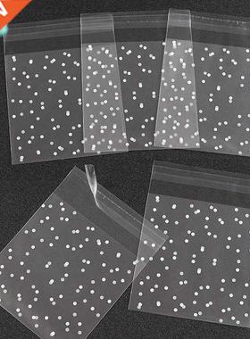 100pcs/set Gift Packing Bag Plastic Biscuits Packaging Bread