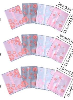 100Pcs Moon Cake Plastic Packaging Bags Sweet Cherry Blossom