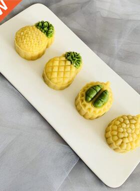 Mooncake Mold 50g Cookie Cutter with D Durian Stamps Green