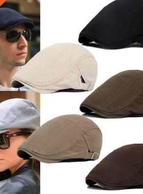 Men Berets Sreet Newsboy Hat Spring Autumn Winter Retro Brit