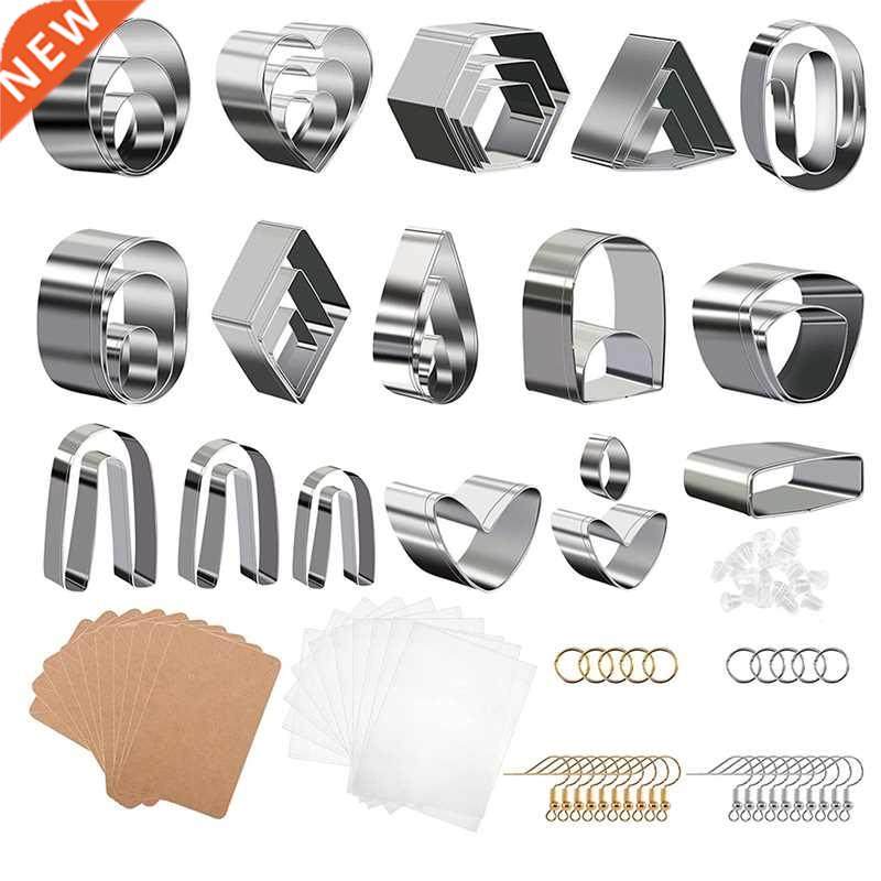 polymer clay cutter with earring clip earring hook stainless