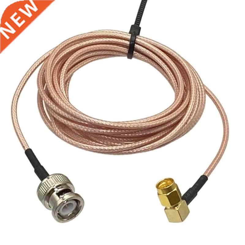 1Pcs RG316 SMA Male Plug Right Angle to BNC Male plug Conne