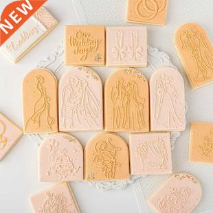 Wedding Cookie Cutter Baking Tools Bride and Groom Cookie Mo