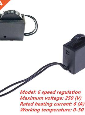 1 PC Black 250V 6A Electric Power Tool Plastic Speed Control