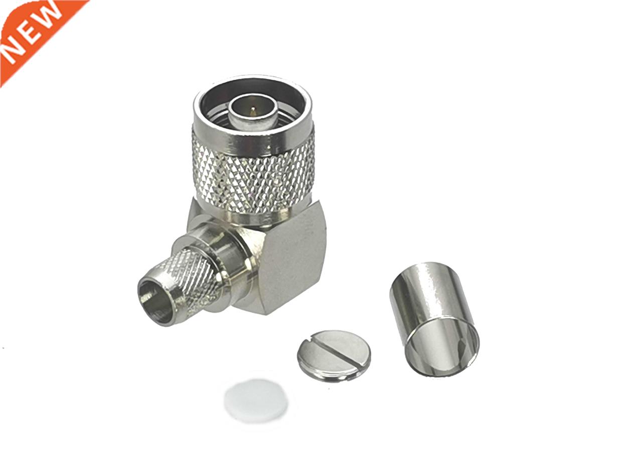 10Pcs Connector N Male Plug Right angle Crimp RG8 LMR400 Cab