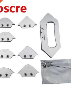 Router Table Corner Jig Radius Chamfer Profile Template Kit