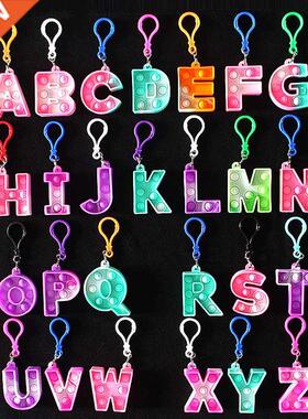 Rainbow Push Pops Bubble Fidget Toys Keychain Its Popite Ant