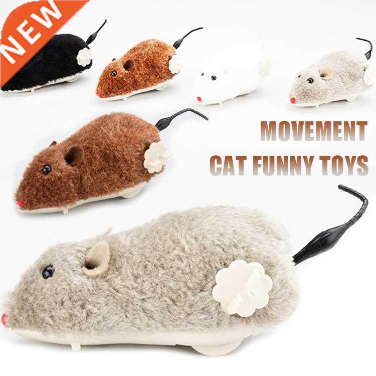Hot Creative Funny Clockwork Spring Power Plush Mouse Toy Ca