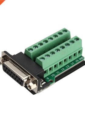 DB15 Adapter VGA Male 2Row 15Pin To Terminal Breakout Board