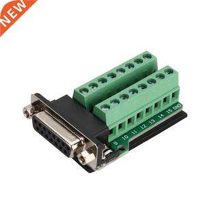 Male 2Row Breakout Adapter Board Terminal VGA DB15 15Pin