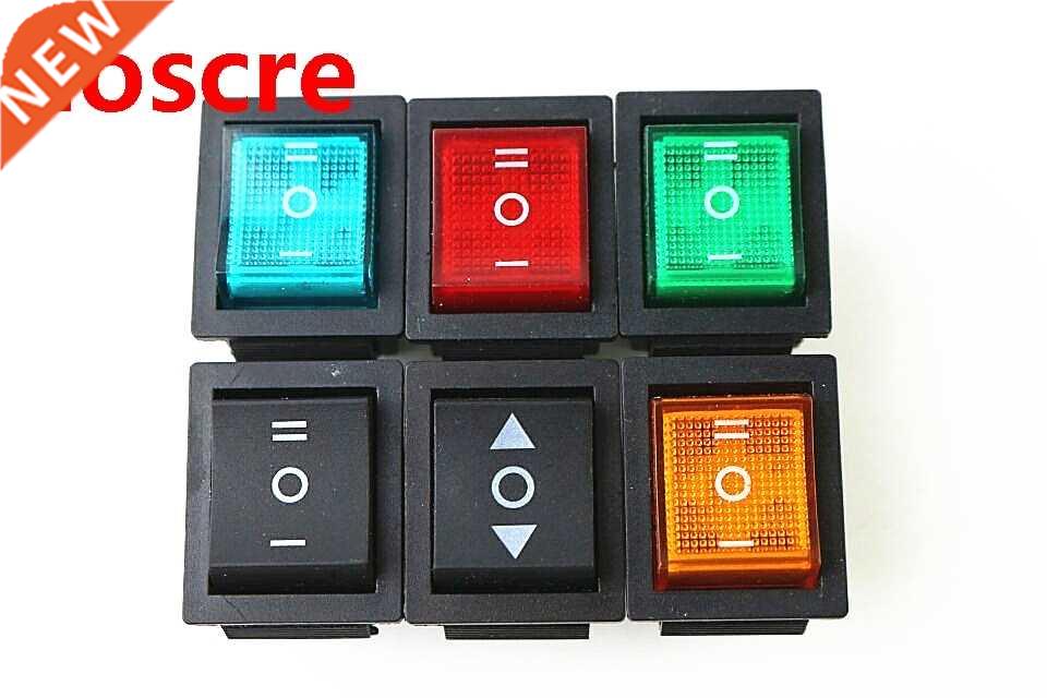 Rocker Switch Power Switch 3 Position ON-OFFON 6 Pins With