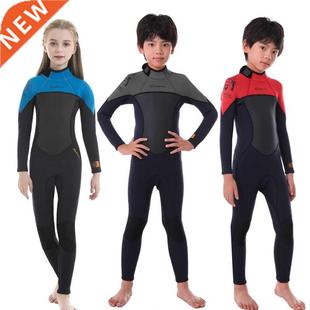 Girls Thick Swimsuit Boys Neoprene Surf Wetsuit 2.5mm Underw