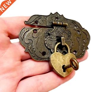 2pcs/set Antique Jewelry Box Gift Box Wooden Wine Cases Hasp