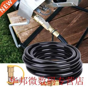 Hose with Propane Connection 4in Connector Quick