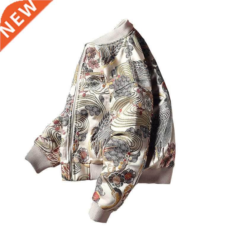 Embroidered Jacket 2020 New Fashion Stand Collar Jacket Bout